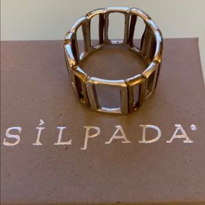 Silpada Sterling and brass ring
